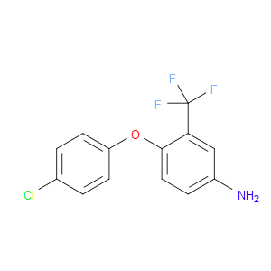 4-(4-Chlorophenoxy)-3-(trifluoromethyl)benzenamine