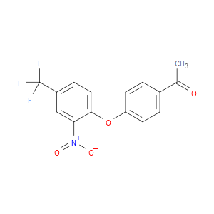 1-(4-(2-nitro-4-(trifluoromethyl)phenoxy)phenyl)ethanone