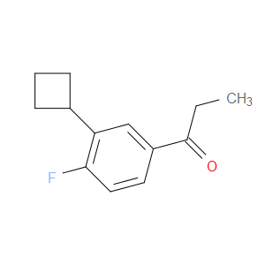 1-(3-cyclobutyl-4-fluorophenyl)propan-1-one