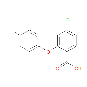 4-Chloro-2-(4-fluorophenoxy)benzoic acid