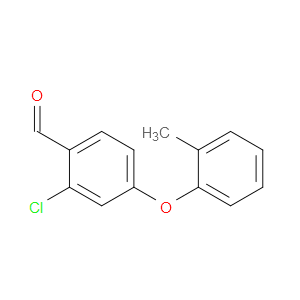 Benzaldehyde, 2-chloro-4-(2-methylphenoxy)-