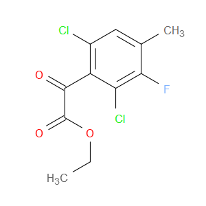 ethyl 2-(2,6-dichloro-3-fluoro-4-methylphenyl)-2-oxoacetate