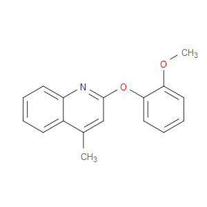 Quinoline, 2-(2-methoxyphenoxy)-4-methyl-