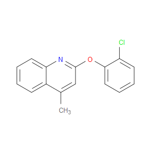 Quinoline, 2-(2-chlorophenoxy)-4-methyl-