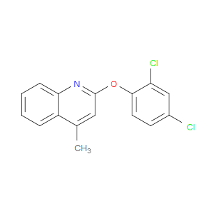 Quinoline, 2-(2,4-dichlorophenoxy)-4-methyl-