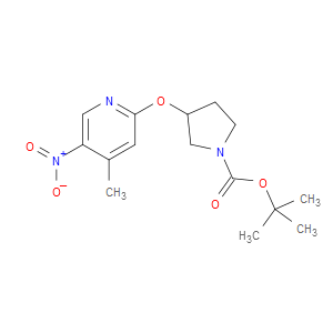 tert-butyl 3-((4-methyl-5-nitropyridin-2-yl)oxy)pyrrolidine-1-carboxylate