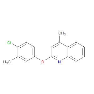 2-(4-Chloro-3-methylphenoxy)-4-methylquinoline