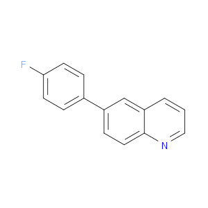 Quinoline, 6-(4-fluorophenyl)-