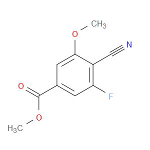 Benzoic acid, 4-cyano-3-fluoro-5-methoxy-, methyl ester