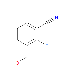 Benzonitrile, 2-fluoro-3-(hydroxymethyl)-6-iodo-