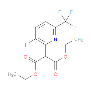 diethyl 2-(3-iodo-6-(trifluoromethyl)pyridin-2-yl)malonate