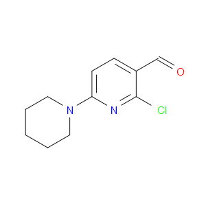 2-chloro-6-(piperidin-1-yl)nicotinaldehyde