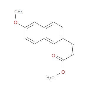 Methyl 3-(6-methoxy-2-naphthalenyl)-2-propenoate