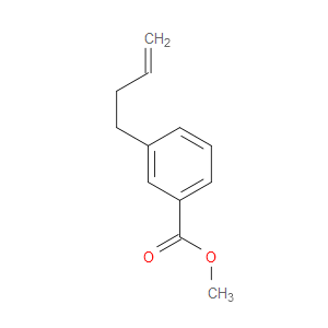 Benzoic acid, 3-(3-buten-1-yl)-, methyl ester