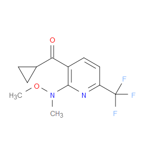 cyclopropyl(2-(methoxy(methyl)amino)-6-(trifluoromethyl)pyridin-3-yl)methanone