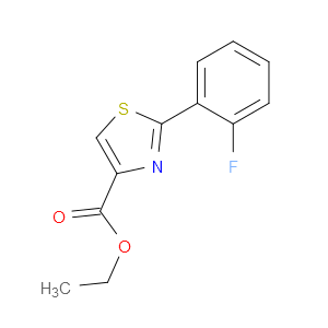 Ethyl 2-(2-fluorophenyl)-4-thiazolecarboxylate