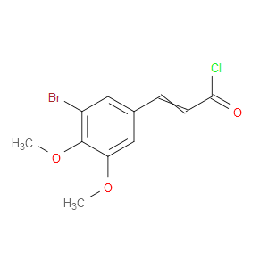 3-(3-Bromo-4,5-dimethoxyphenyl)-2-propenoyl chloride