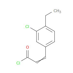 3-(3-Chloro-4-ethylphenyl)-2-propenoyl chloride