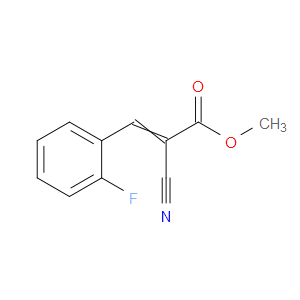 Methyl 2-cyano-3-(2-fluorophenyl)-2-propenoate