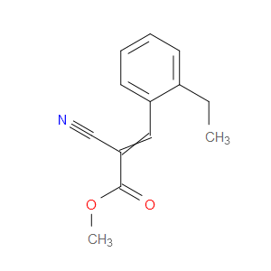 Methyl 2-cyano-3-(2-ethylphenyl)-2-propenoate