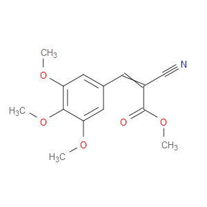 Methyl 2-cyano-3-(3,4,5-trimethoxyphenyl)-2-propenoate