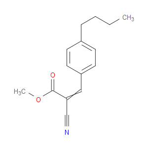 Methyl 3-(4-butylphenyl)-2-cyano-2-propenoate