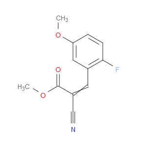 Methyl 2-cyano-3-(2-fluoro-5-methoxyphenyl)-2-propenoate