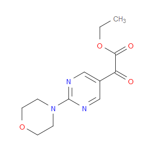 ethyl 2-(2-morpholinopyrimidin-5-yl)-2-oxoacetate