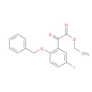 ethyl 2-(2-(benzyloxy)-5-fluorophenyl)-2-oxoacetate