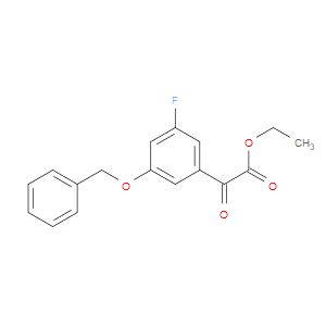 ethyl 2-(3-(benzyloxy)-5-fluorophenyl)-2-oxoacetate