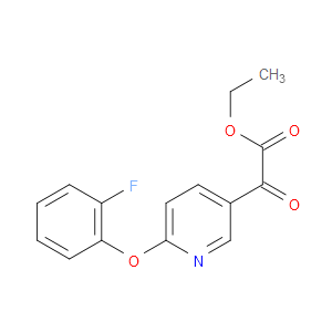 ethyl 2-(6-(2-fluorophenoxy)pyridin-3-yl)-2-oxoacetate