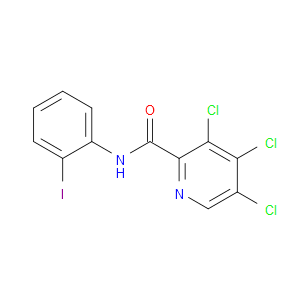 3,4,5-Trichloro-N-(2-iodophenyl)-2-pyridinecarboxamide