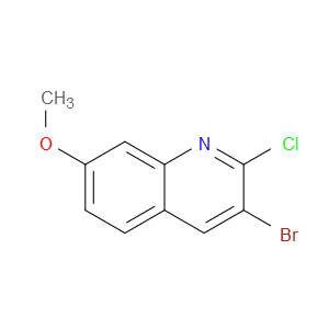 Quinoline, 3-bromo-2-chloro-7-methoxy-