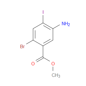 Benzoic acid, 5-amino-2-bromo-4-iodo-, methyl ester