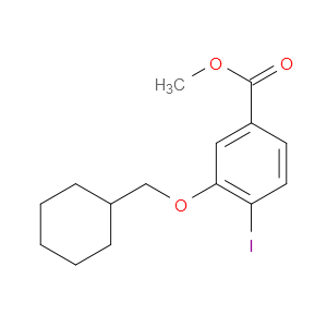 Benzoic acid, 3-(cyclohexylmethoxy)-4-iodo-, methyl ester