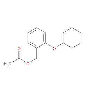 Benzenemethanol, 2-(cyclohexyloxy)-, 1-acetate