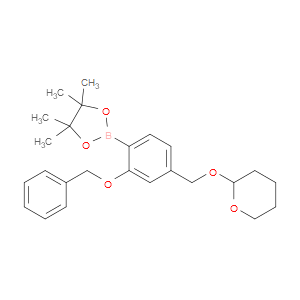Tetrahydro-2-[[3-(phenylmethoxy)-4-(4,4,5,5-tetramethyl-1,3,2-dioxaborolan-2-...
