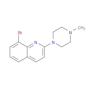 Quinoline, 8-bromo-2-(4-methyl-1-piperazinyl)-