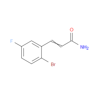 3-(2-Bromo-5-fluorophenyl)-2-propenamide