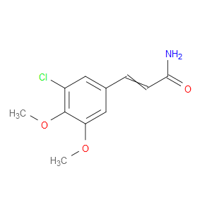 3-(3-Chloro-4,5-dimethoxyphenyl)-2-propenamide