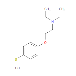N,N-diethyl-2-(4-(methylthio)phenoxy)ethanamine