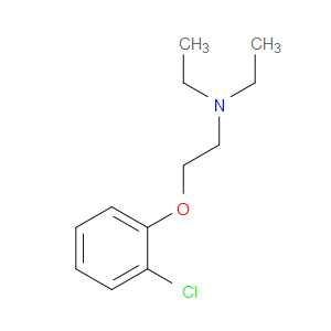Ethanamine, 2-(2-chlorophenoxy)-N,N-diethyl-