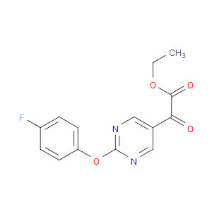 ethyl 2-(2-(4-fluorophenoxy)pyrimidin-5-yl)-2-oxoacetate