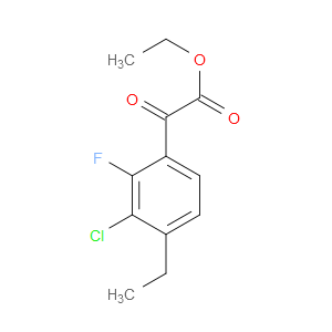 ethyl 2-(3-chloro-4-ethyl-2-fluorophenyl)-2-oxoacetate