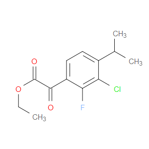 ethyl 2-(3-chloro-2-fluoro-4-isopropylphenyl)-2-oxoacetate