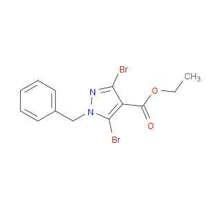 ethyl 1-benzyl-3,5-dibromo-1H-pyrazole-4-carboxylate