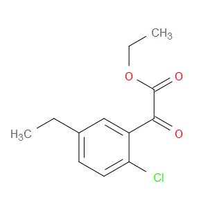 ethyl 2-(2-chloro-5-ethylphenyl)-2-oxoacetate