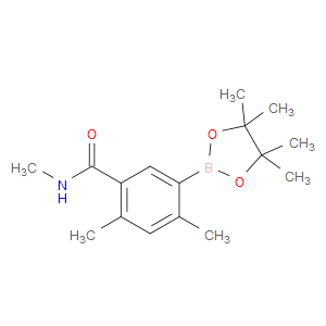 N,2,4-trimethyl-5-(4,4,5,5-tetramethyl-1,3,2-dioxaborolan-2-yl)benzamide