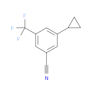 3-cyclopropyl-5-(trifluoromethyl)benzonitrile