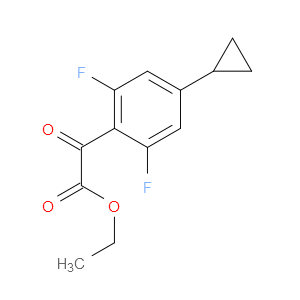 ethyl 2-(4-cyclopropyl-2,6-difluorophenyl)-2-oxoacetate